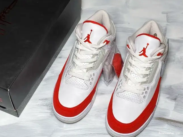 Bmlin shoes University Jordan Tinker Red White Retro CJ0939-100 Air 3 0614